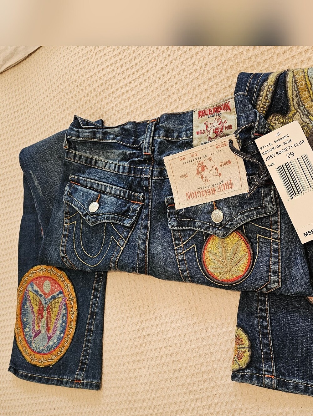 True Religion Jimmy Hendrix Society Club jeans, new with tags and extremely RARE - Picture 4 of 14
